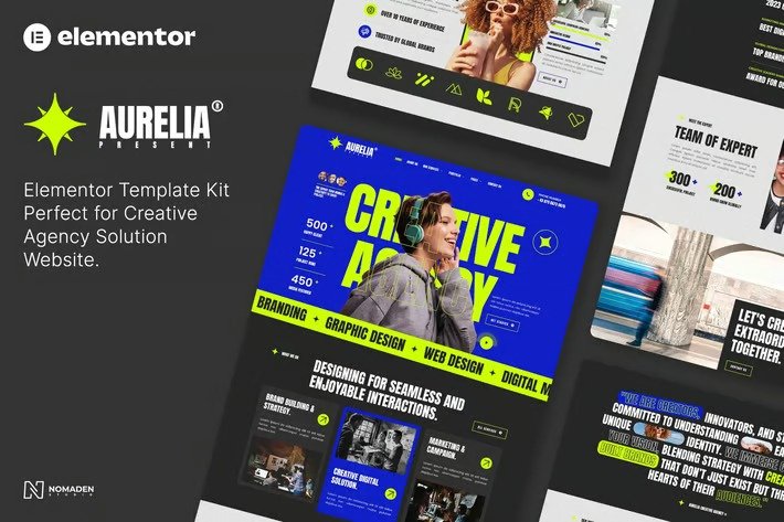 Aurelia-Creative-Agency-Elementor-Template-Kit-1.jpg Aurelia - Creative Agency Elementor Template Kit - Image 1