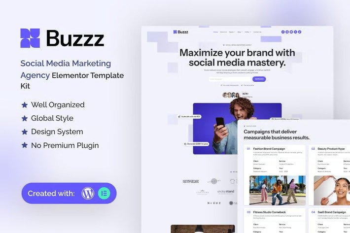 Buzzz-Social-Media-Marketing-Agency-Elementor-Template-Kit-1.jpg Buzzz - Social Media Marketing Agency Elementor Template Kit - Image 1