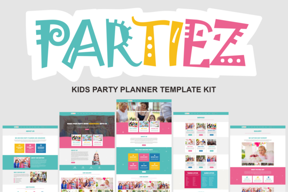 Cover-20.png Partiez - Kids Party Planner Elementor Template Kit - Image 1