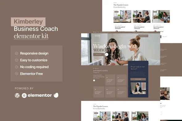 Cover-Image-11.webp Kimberley - Business Coaching Elementor Template Kit - Image 1