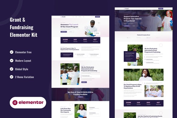 Cover20Image205.jpg Grant & Fundraising - Elementor Template Kit - Image 1