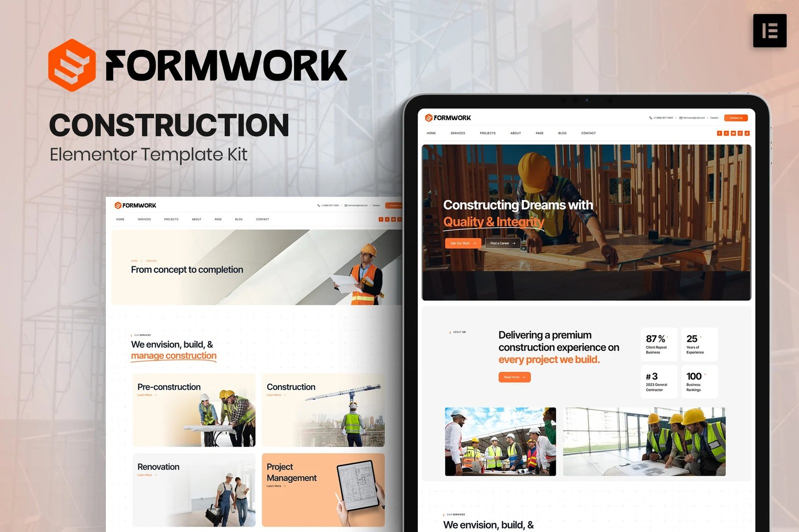 Formwork-Construction-Elementor-Template-Kit.jpg Formwork - Construction Elementor Template Kit - Image 1