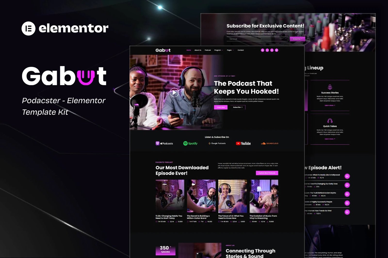 Gabut-Podcaster-Elementor-Template-Kit.jpg Gabut - Podcaster Elementor Template Kit - Image 1