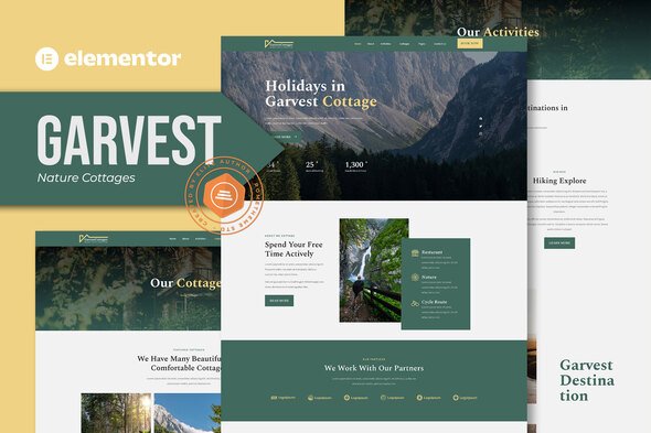 Garvest-Cover-Image-1.jpg Garvest - Nature Cottages Elementor Template Kit - Image 1