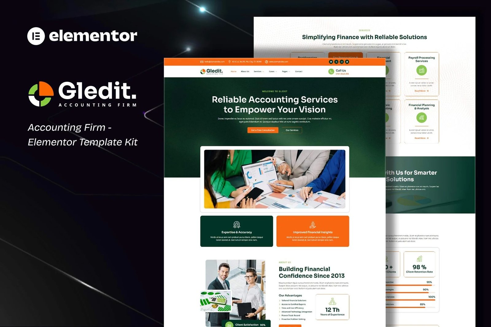 Gledit-Accounting-Firm-Elementor-Template-Kit.jpg Gledit - Accounting Firm Elementor Template Kit - Image 1