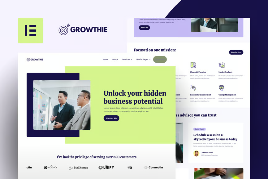 Growthie-Business-Coach-Elementor-Template-Kit.png Growthie - Business Coach Elementor Template Kit - Image 1