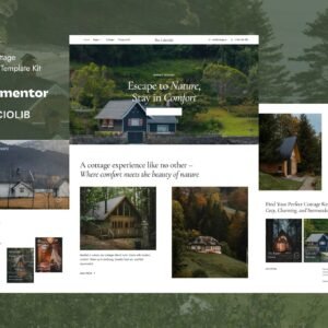 Lakeside - Nature Cottage Elementor Template Kit