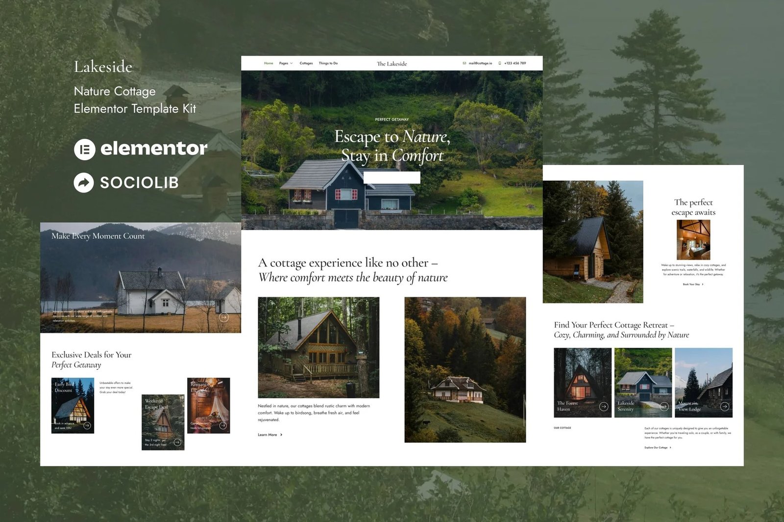 Lakeside-Nature-Cottage-Elementor-Template-Kit.jpg Lakeside - Nature Cottage Elementor Template Kit - Image 1