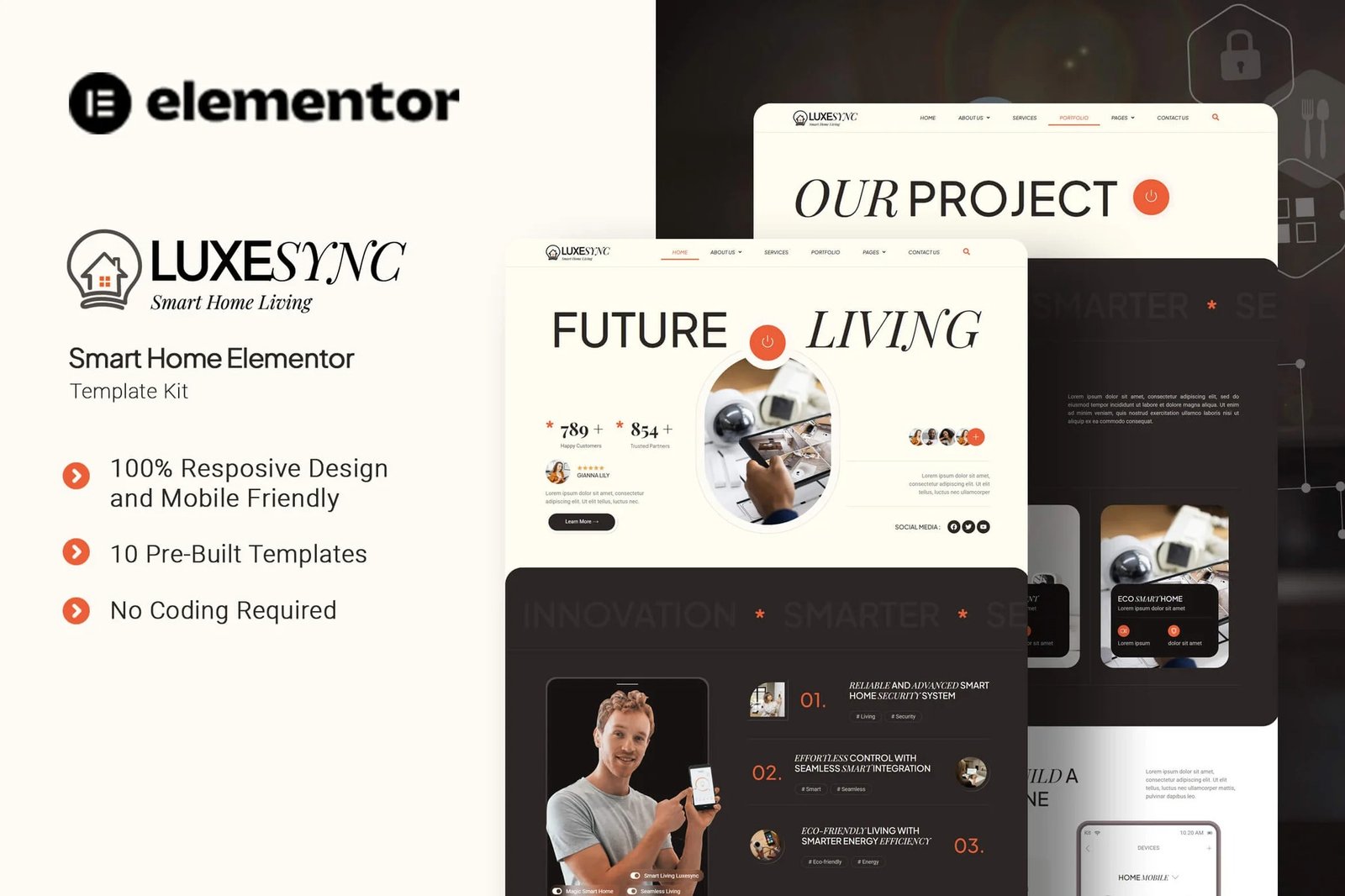 Luxesync-Smart-Home-Elementor-Template-Kit-1.jpg Luxesync - Smart Home Elementor Template Kit - Image 1