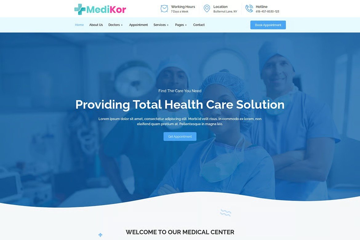 Medikor-Medical-Healthcare-Elementor-Template-Kit.jpg Medikor - Medical Healthcare Elementor Template Kit - Image 1