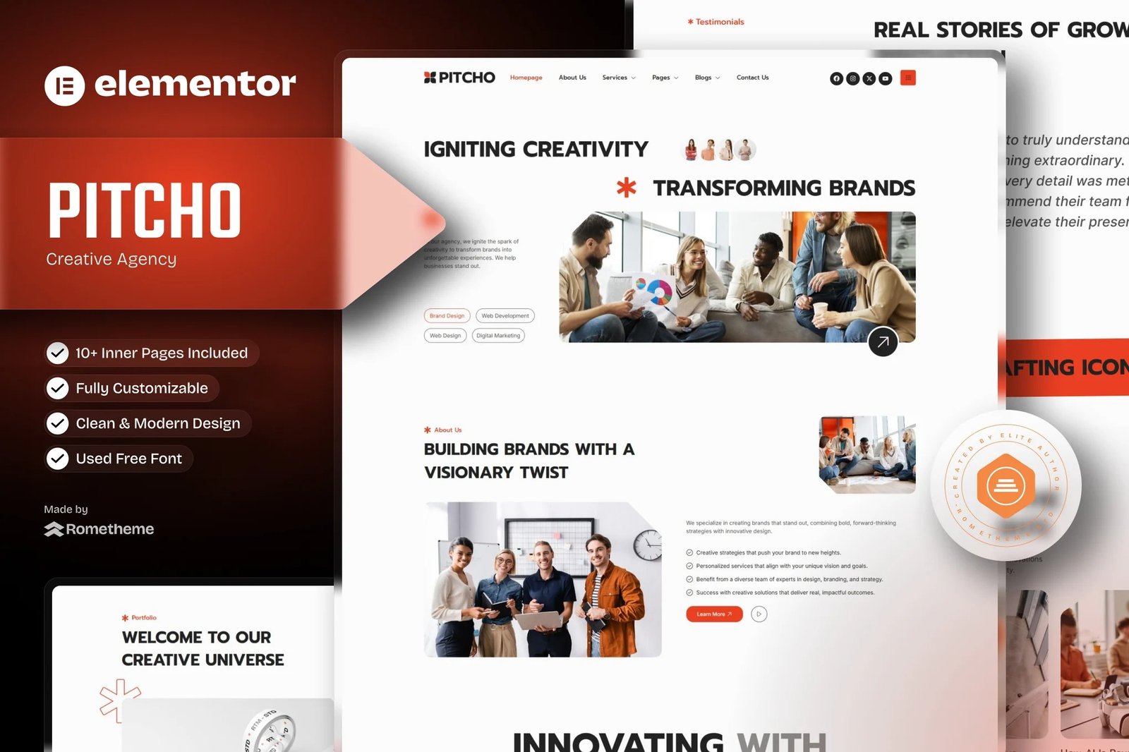 Pitcho-Creative-Agency-Elementor-Template-Kit.jpg Pitcho - Creative Agency Elementor Template Kit - Image 1