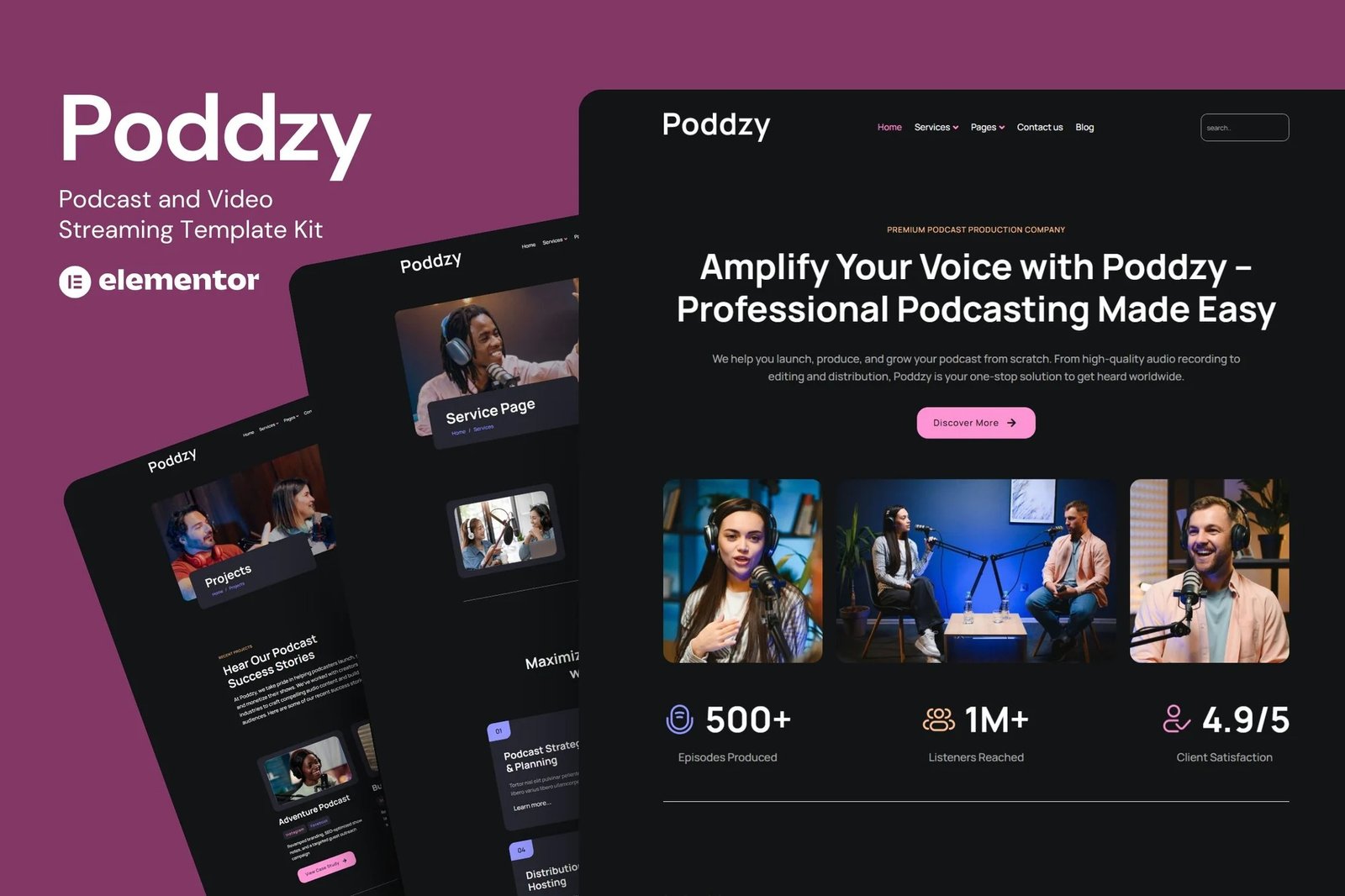 Podzzy-Podcast-and-Video-Streaming-Elementor-Kit-1.jpg Podzzy - Podcast and Video Streaming Elementor Kit - Image 1