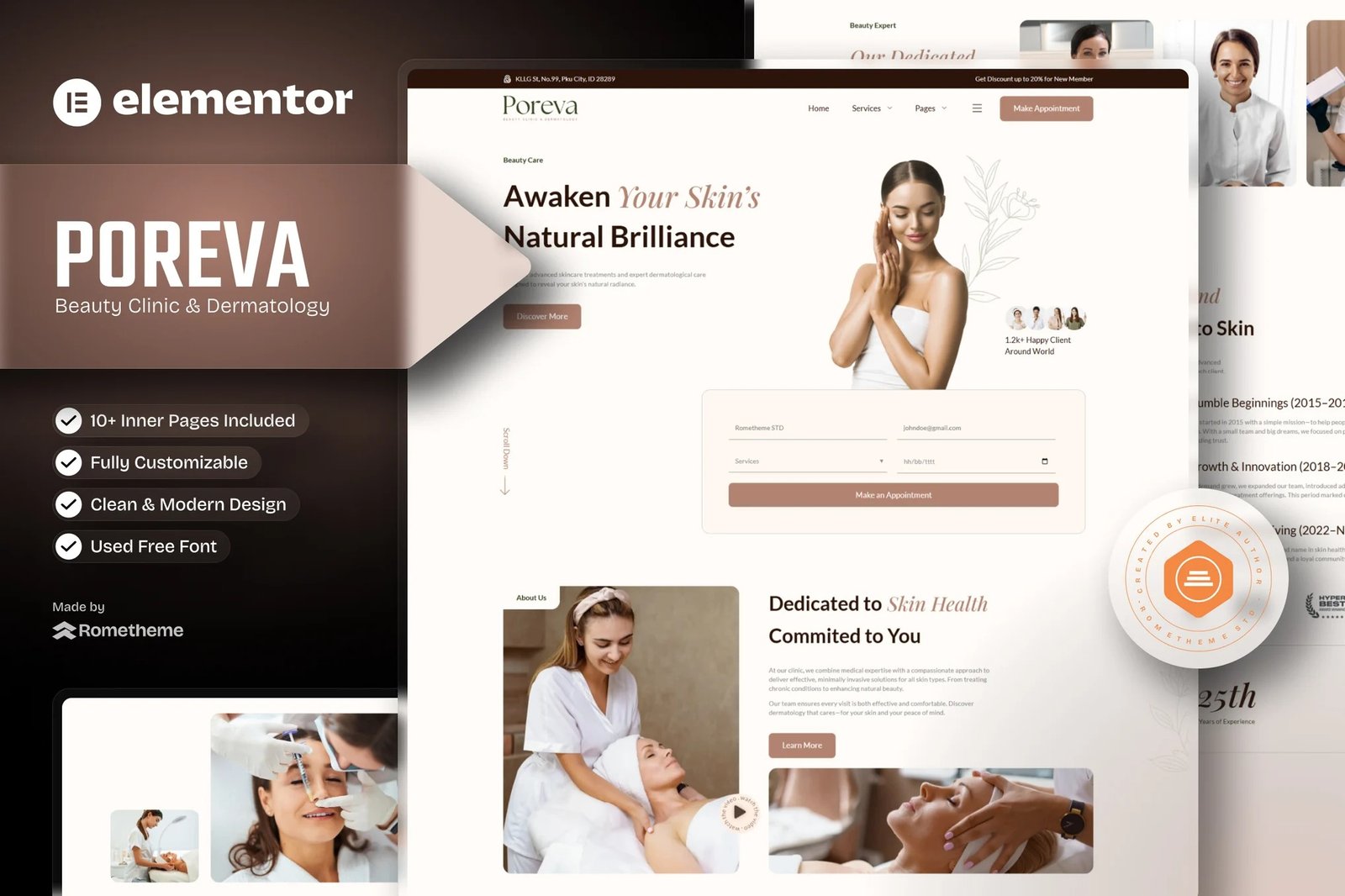Poreva-Beauty-Clinic-Dermatology-Elementor-Template-Kit-1.jpg Poreva - Beauty Clinic & Dermatology Elementor Template Kit - Image 1