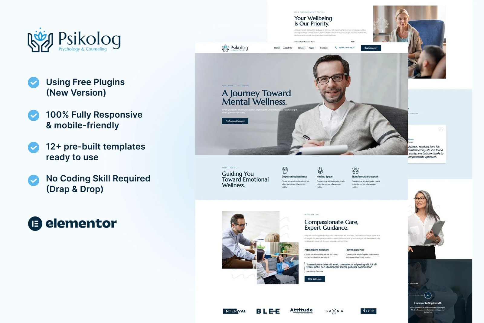 Psikolog-Psychology-Counseling-Elementor-Template-Kit-1.jpg Psikolog - Psychology & Counseling Elementor Template Kit - Image 1
