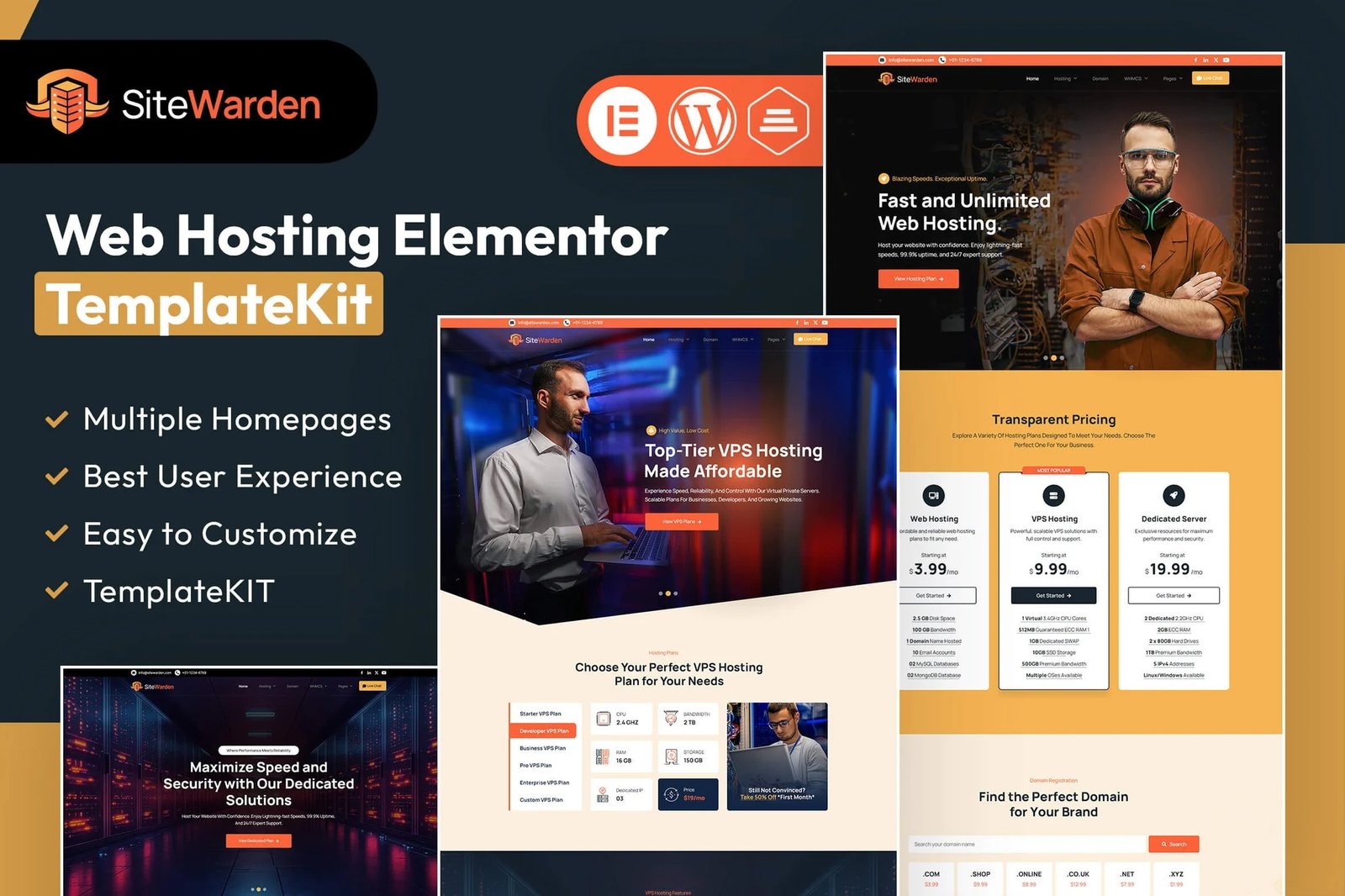 SiteWarden-Web-Hosting-Elementor-Template-Kit.jpg SiteWarden - Web Hosting Elementor Template Kit - Image 1