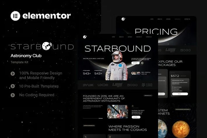Starbound-Astronomy-Club-Elementor-Template-Kit-2.jpg Starbound - Astronomy Club Elementor Template Kit - Image 1