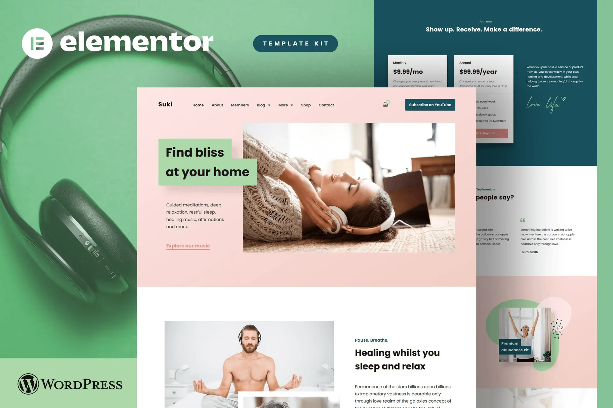 Suki-Meditation-Channel-Elementor-Template-Kit.webp Suki - Meditation Channel Elementor Template Kit - Image 1