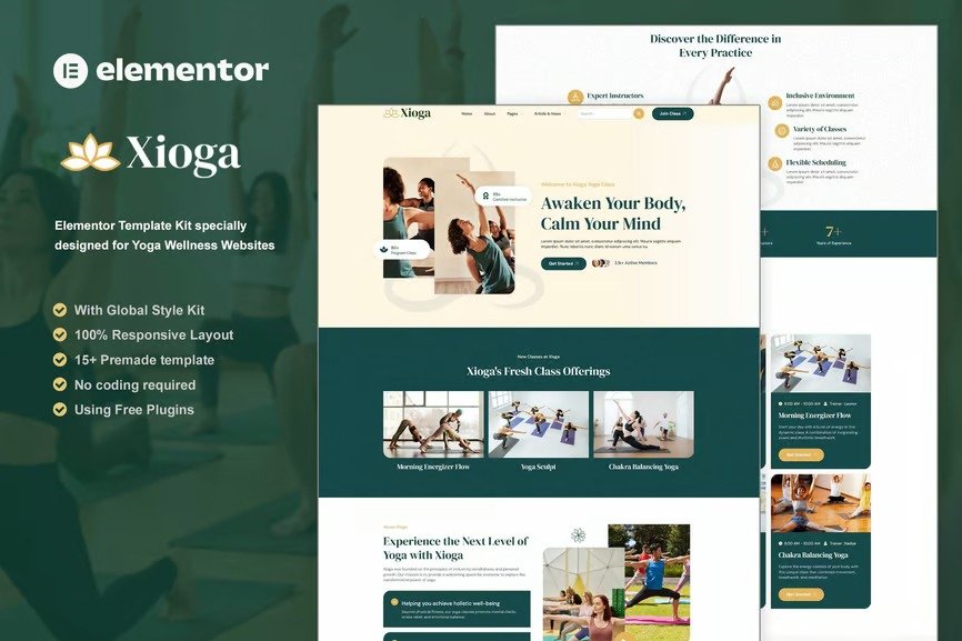 Xioga-Yoga-Wellness-Elementor-Template-Kit.jpg Xioga - Yoga Wellness Elementor Template Kit - Image 1