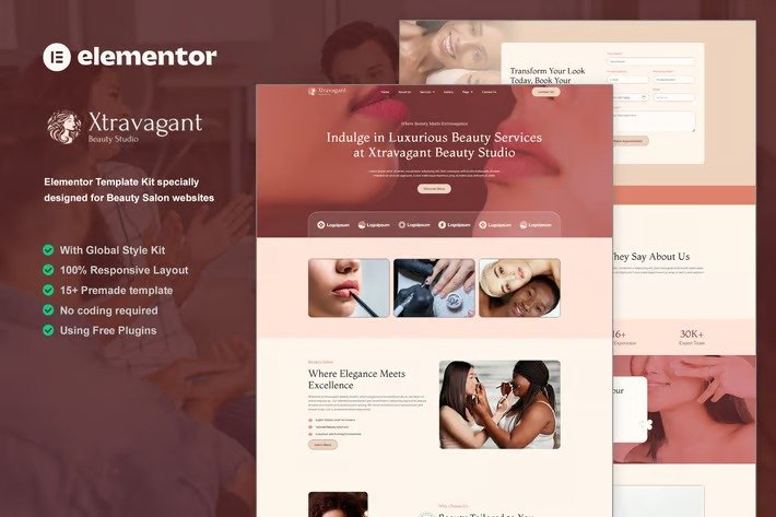Xtravagant-Beauty-Salon-Elementor-Template-Kit.jpg Xtravagant - Beauty Salon Elementor Template Kit - Image 1