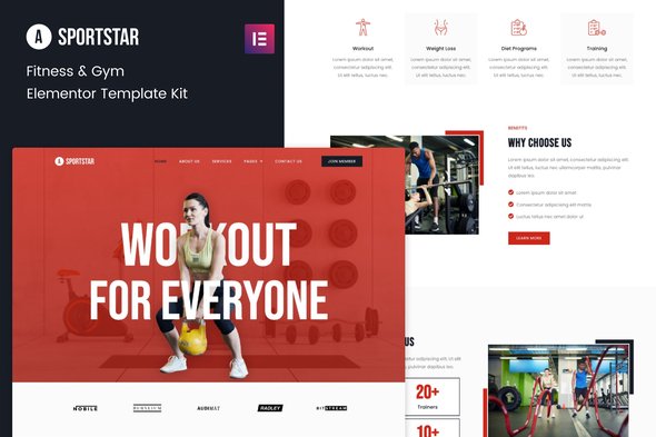 cover-2.jpeg Sportstar - Fitness & Gym Elementor Template Kit - Image 1