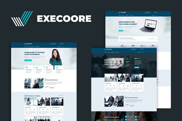cover-212.jpg Execoore - Tech & Fintech Crypto Elementor Template Kit - Image 1
