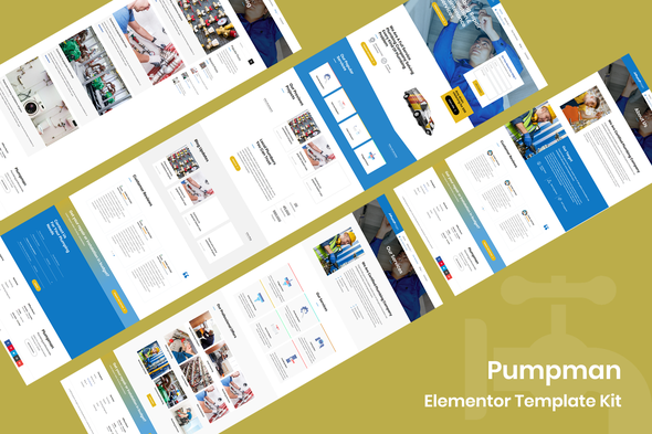 pumpman-banner.png Pumpman - Plumbing Service Elementor Template Kit - Image 1