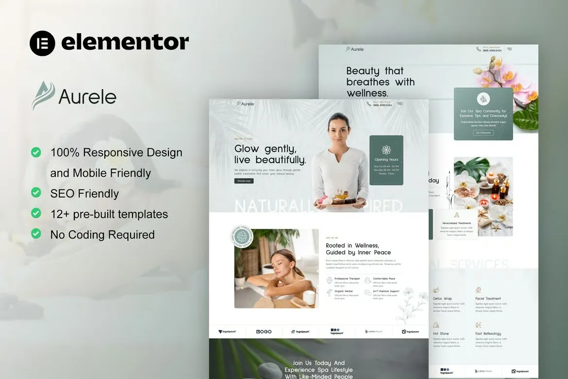 Aurele-Spa-Healing-Treatments-Elementor-Pro-Template-Kit.webp Aurele - Spa & Healing Treatments Elementor Pro Template Kit - Image 1