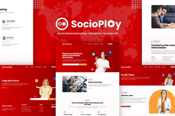 Cover-286.jpg Socioplay - Social Media Marketing Elementor Template Kit - Image 1