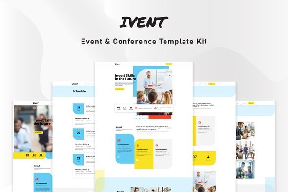 Cover20Element-01.jpg Ivent - Event & Conference Elementor Template Kit - Image 1