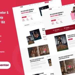 Pitem - Fitness Center & Membership Elementor Template Kit