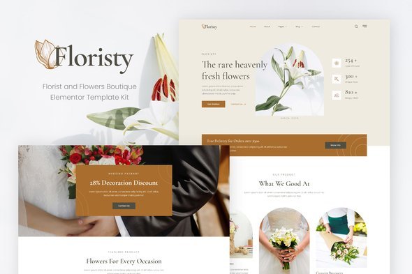 Cover_2.jpg Floristy - Florist & Flower Boutique Elementor Template Kit - Image 1