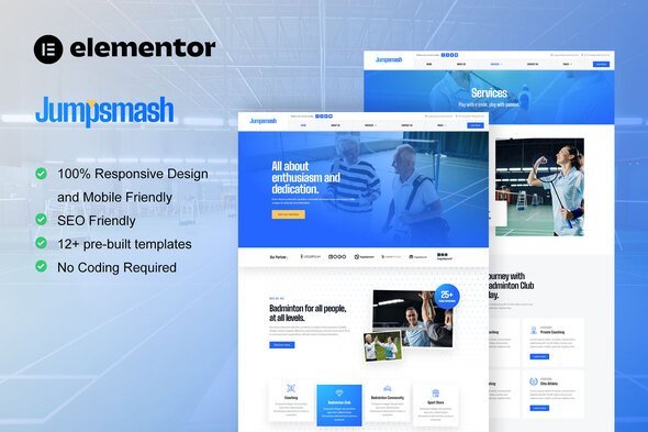 Main20Preview-55.jpg JumpSmash - Badminton Club & Sport Community Elementor Template Kit - Image 1