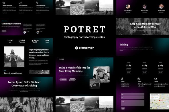 New20Cover-1.jpg Potret - Photography Portfolio Elementor Template Kit - Image 1