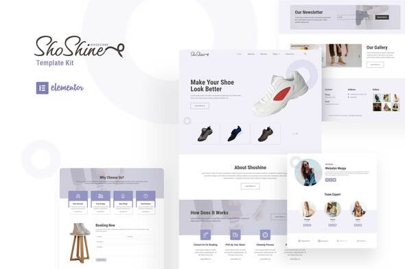 Preview-Shoshine.jpg Shoshine - Cleaning Service Elementor Template Kit - Image 1