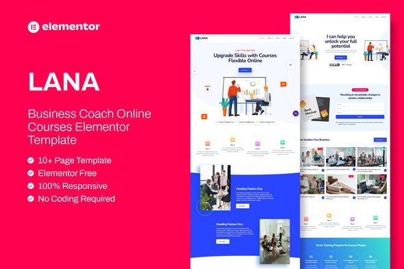 Themeforest-2-1.jpg Lana - Business Coach Online Course Elementor Template Kit - Image 1