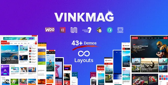 Vinkmag.webp Vinkmag 5.1.1 - Multi-concept Creative Magazine Theme - Image 1