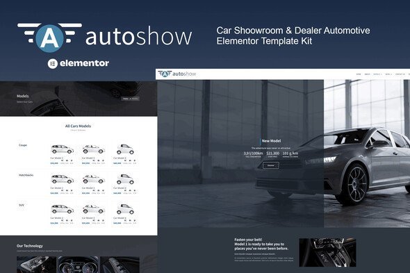 autoshow_cover.jpg AutoShow - Car Shoowroom & Dealer Elementor Template Kit - Image 1