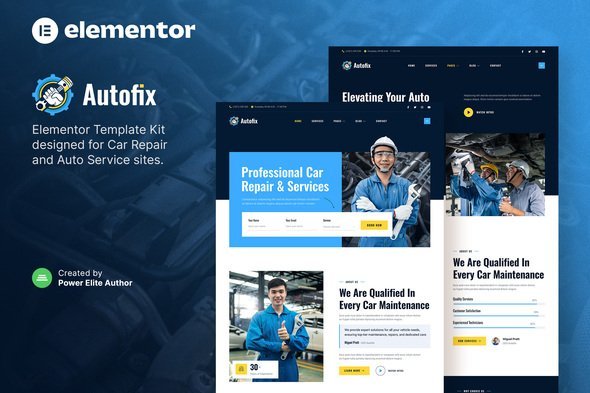 cover-416.jpg Autofix – Car Repair & Auto Services Elementor Template Kit - Image 1