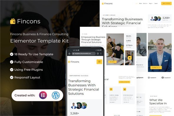 cover20-20fincons.jpg Fincons - Business & Finance Consulting Elementor Template Kit - Image 1