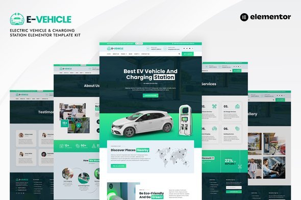 evehicle-banner.jpg EVehicle - Electric Vehicle & Charging Station Elementor Template Kit - Image 1