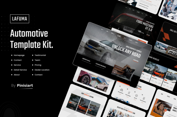 lafuma_cover_image.png Lafuma - Car Rental & Auto Dealer Elementor Template Kit - Image 1