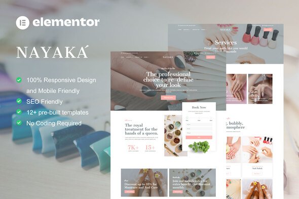 main20preview-9.jpg Nayaka - Nail Salon & Beauty Care Elementor Template Kit - Image 1