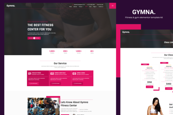 preview20gymna.png Gymna - Fitness & Gym Elementor Template Kit - Image 1