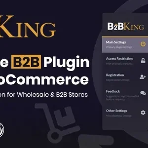 B2BKing 5.4.50 - The Ultimate WooCommerce B2B & Wholesale Plugin