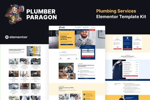 Cover20Image-1.jpg Plumber Paragon - Plumbing Services Elementor Pro Template Kit - Image 1