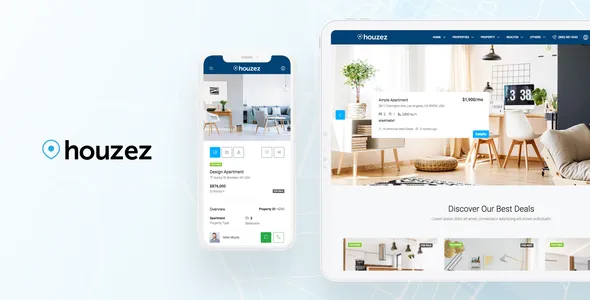 Houzez.webp Houzez 4.2.5 - Highly Customizable Real Estate Theme - Image 1