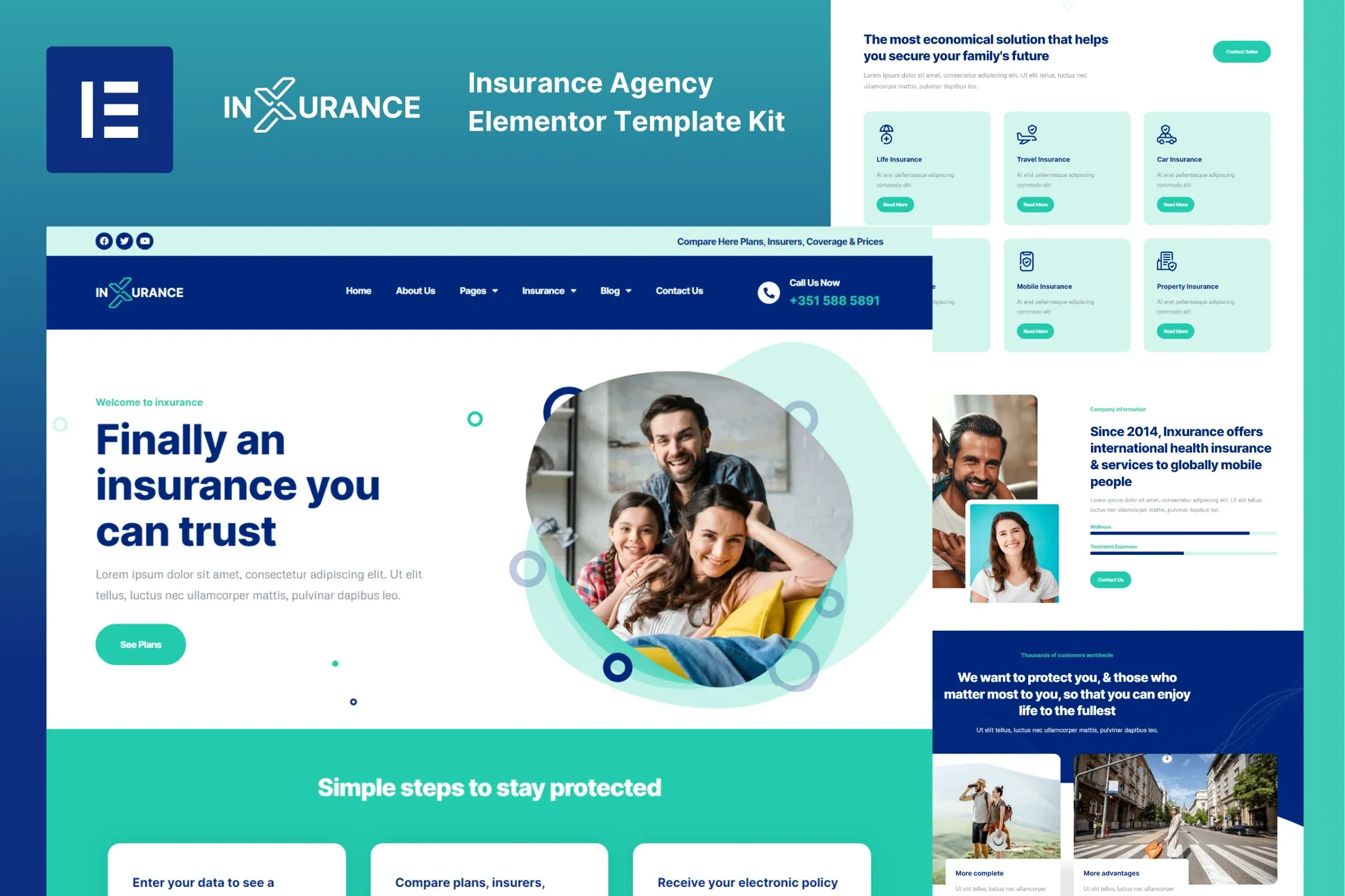 Inxurance-Insurance-Agency-Elementor-Pro-Template-Kit.webp Inxurance - Insurance Agency Elementor Pro Template Kit - Image 1