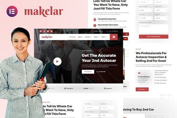 Makelar-Kit.jpg Makelar - Autocar Inspection Services Elementor Template Kit - Image 1