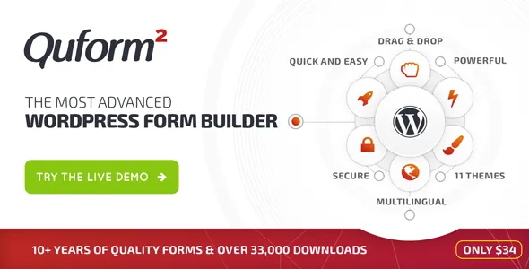 Quform.webp Quform 2.22.0 - WordPress Form Builder - Image 1