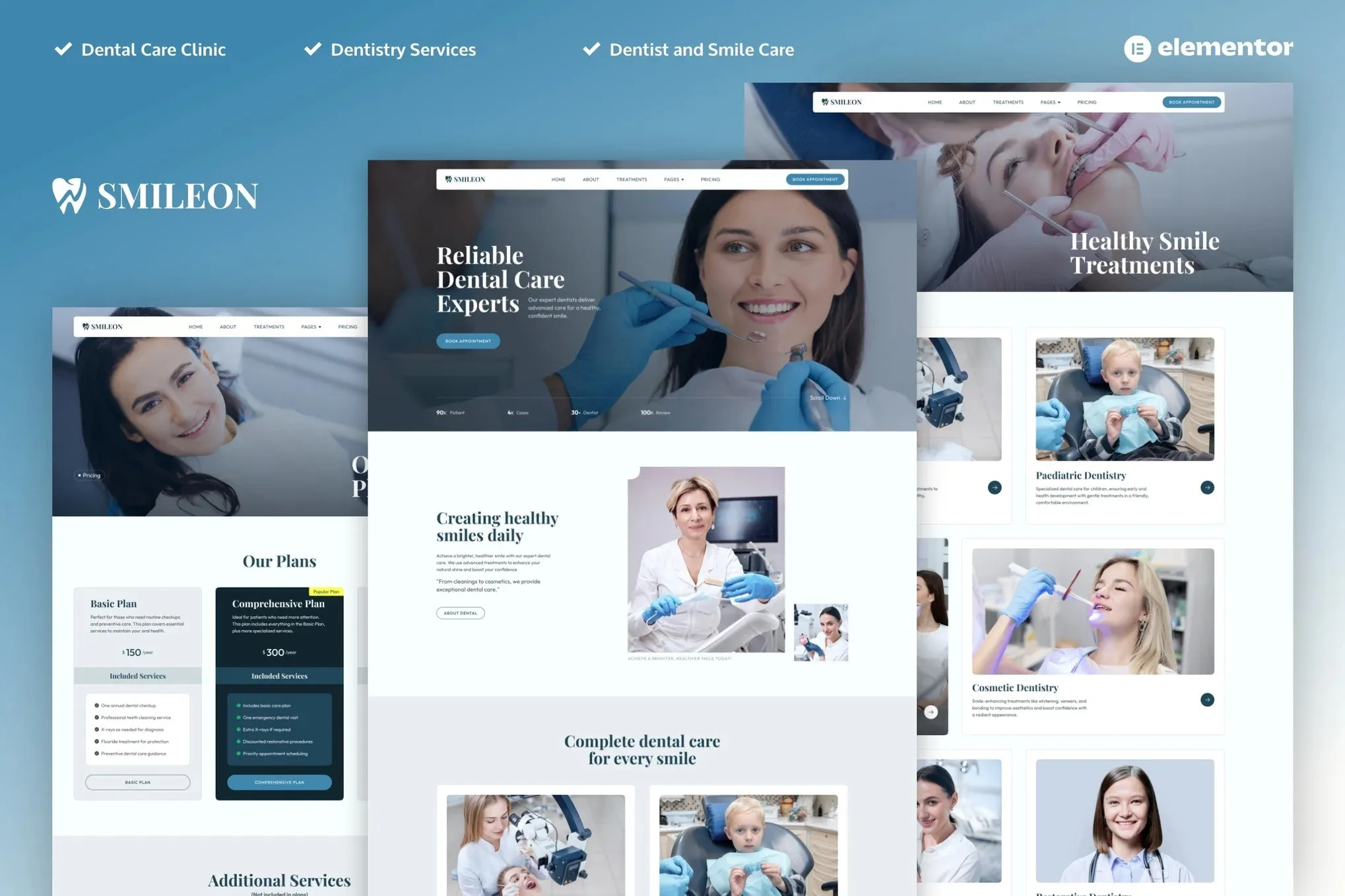 Smileon-Dentist-Dental-Clinic-Elementor-Pro-Template-Kit.webp Smileon - Dentist & Dental Clinic Elementor Pro Template Kit - Image 1